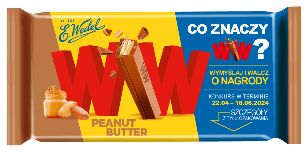 WW Peanut Butter w mlecznej czekoladzie