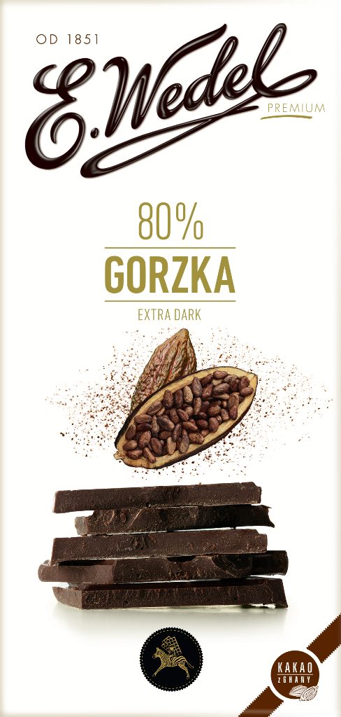 Czekolada Premium Gorzka 80%