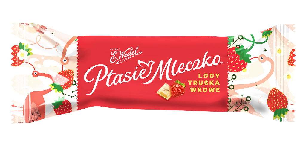 Lody Ptasie Mleczko® Truskawkowe