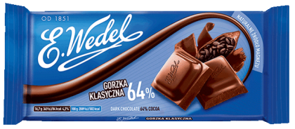 Czekolada gorzka klasyczna 64%