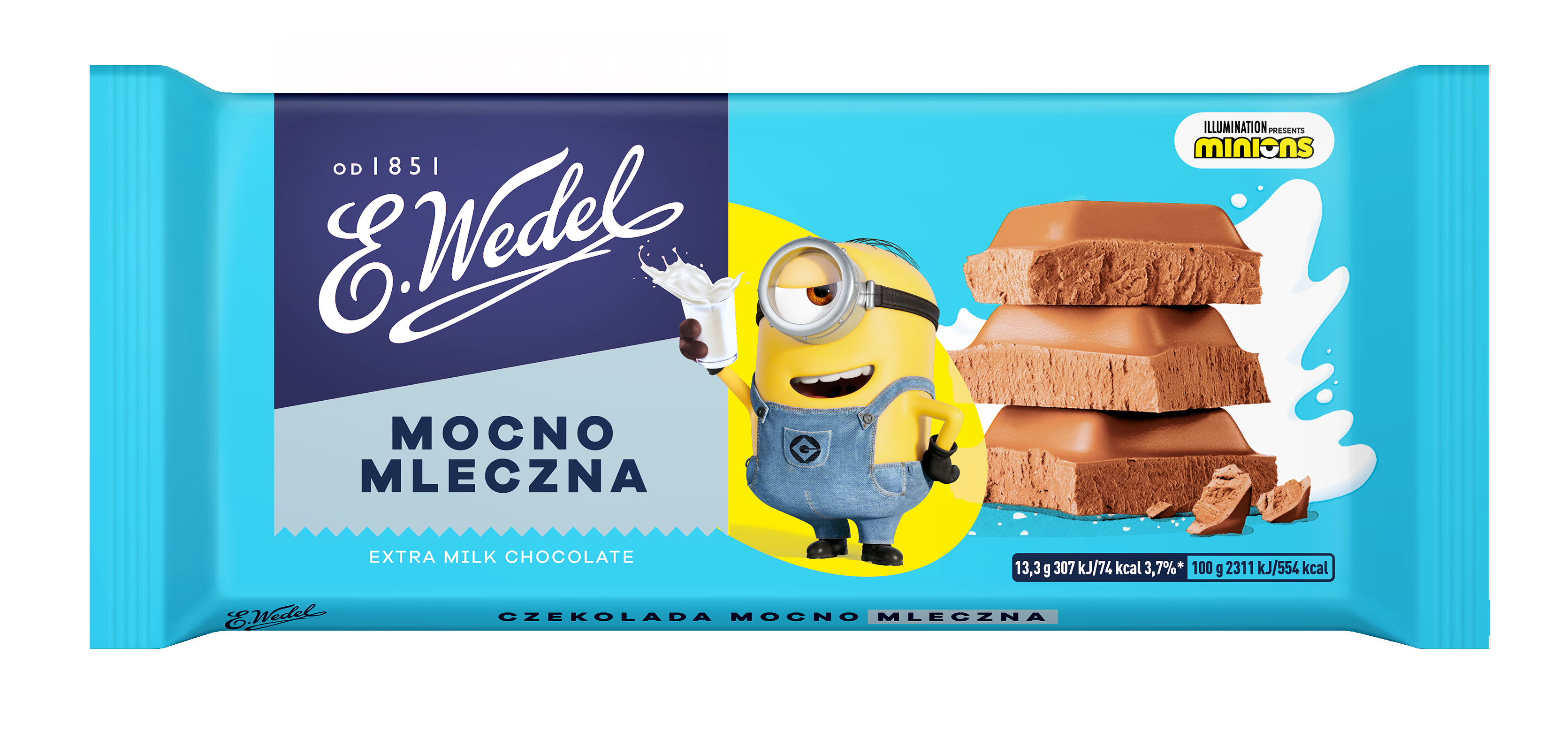E.Wedel Czekolada Mocno Mleczna