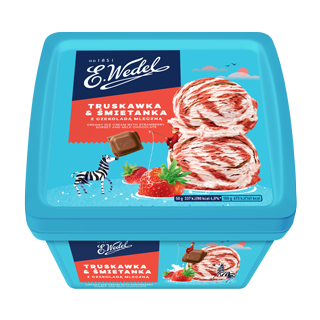 Lody Truskawka & Śmietanka