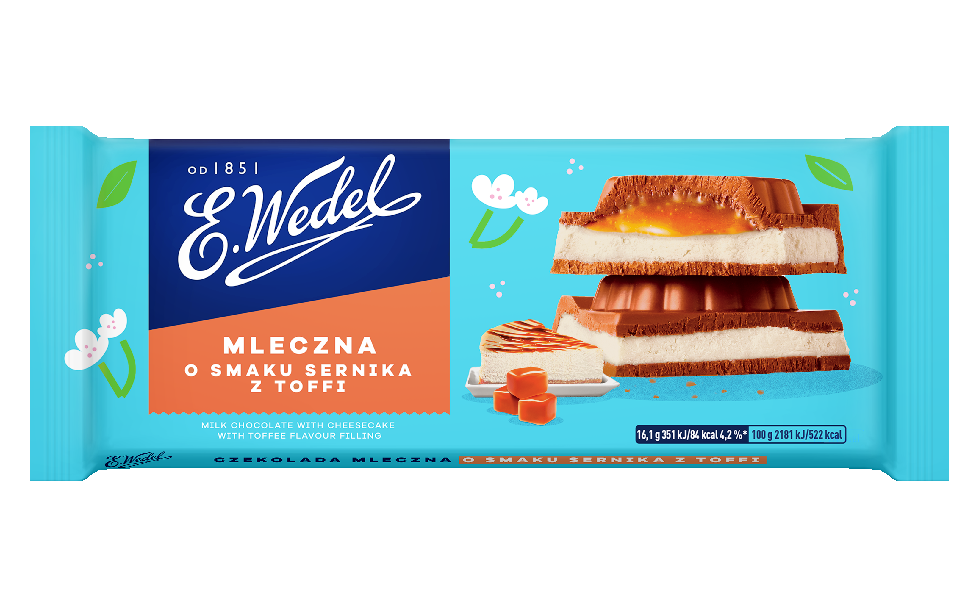 Mleczna o smaku sernika z toffi