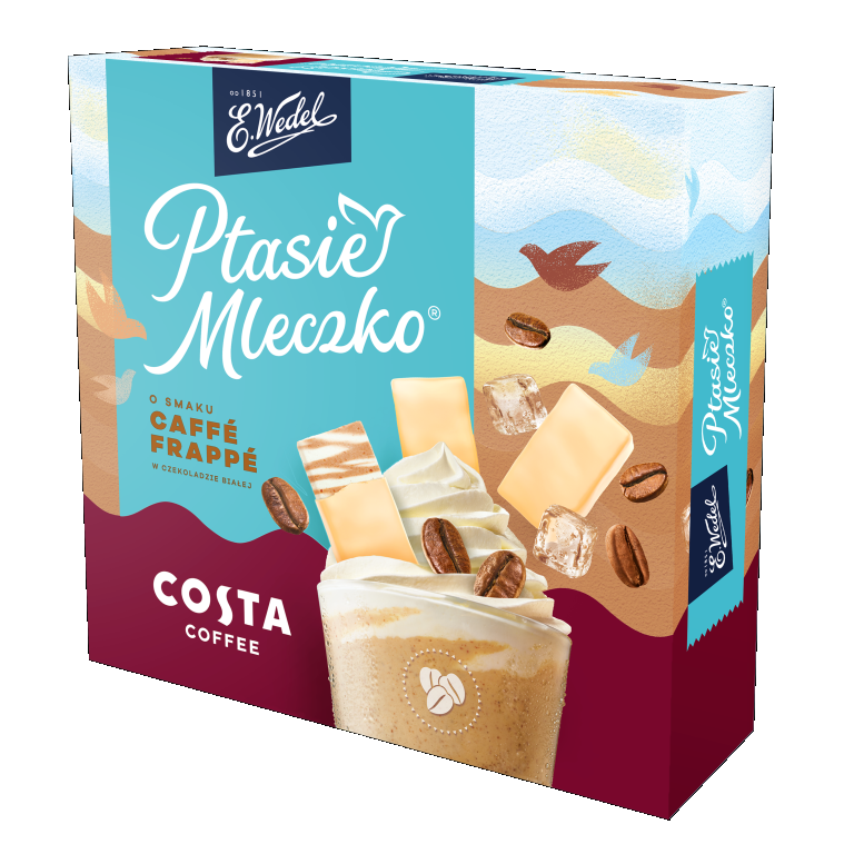 Ptasie Mleczko® Caffé Frappé w czekoladzie białej