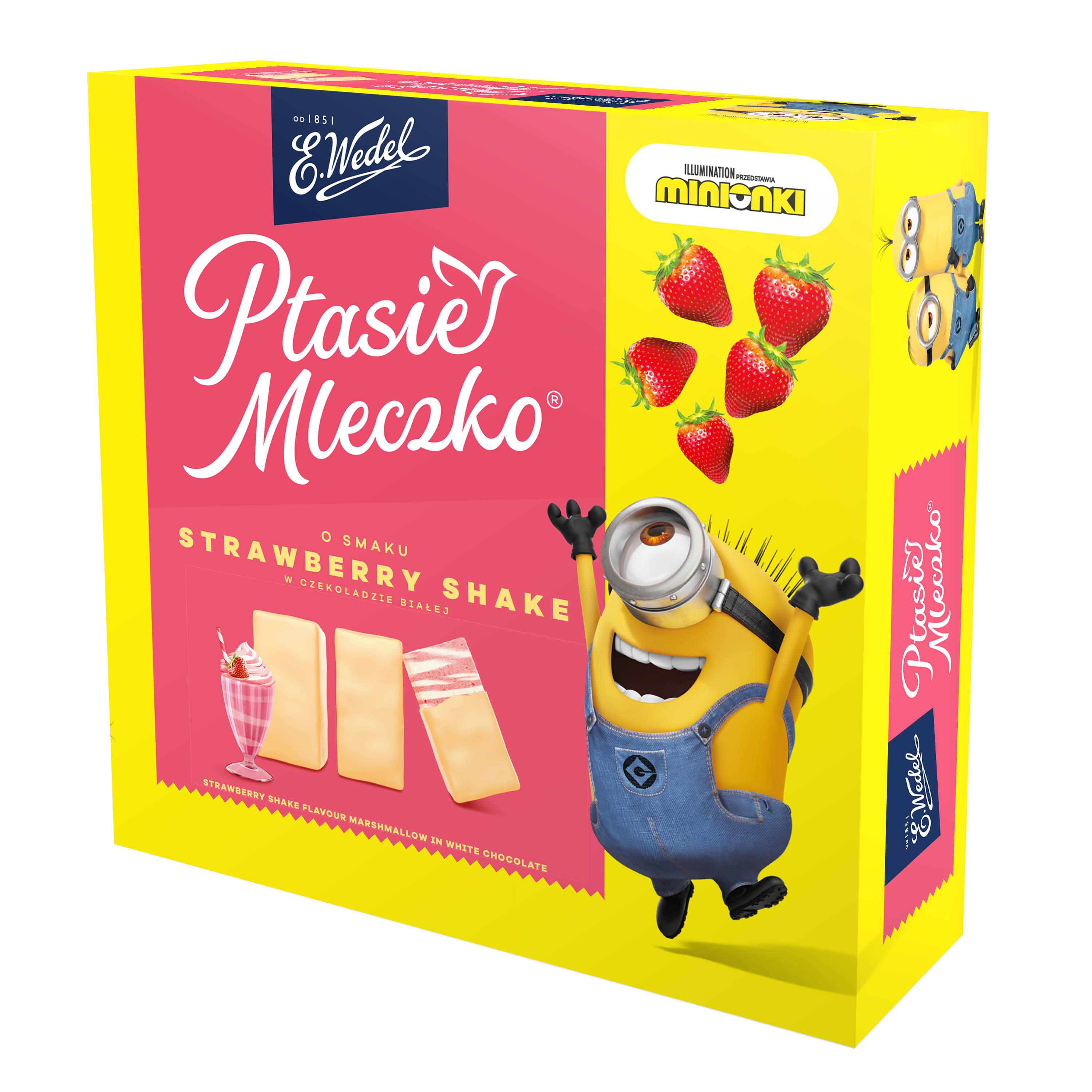 Ptasie Mleczko®  Strawberry Shake Minionki