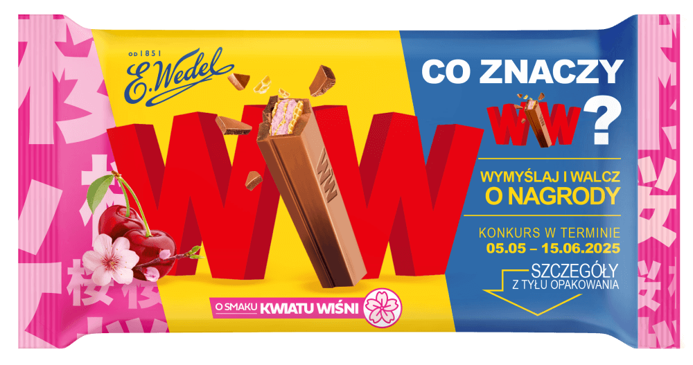 WW Sakura kwiat wiśni w mlecznej czekoladzie