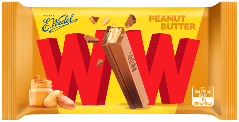 WW Peanut Butter w mlecznej czekoladzie