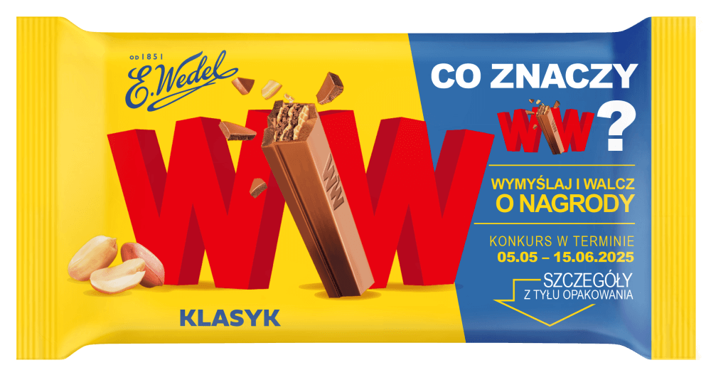 WW orzech w mlecznej czekoladzie
