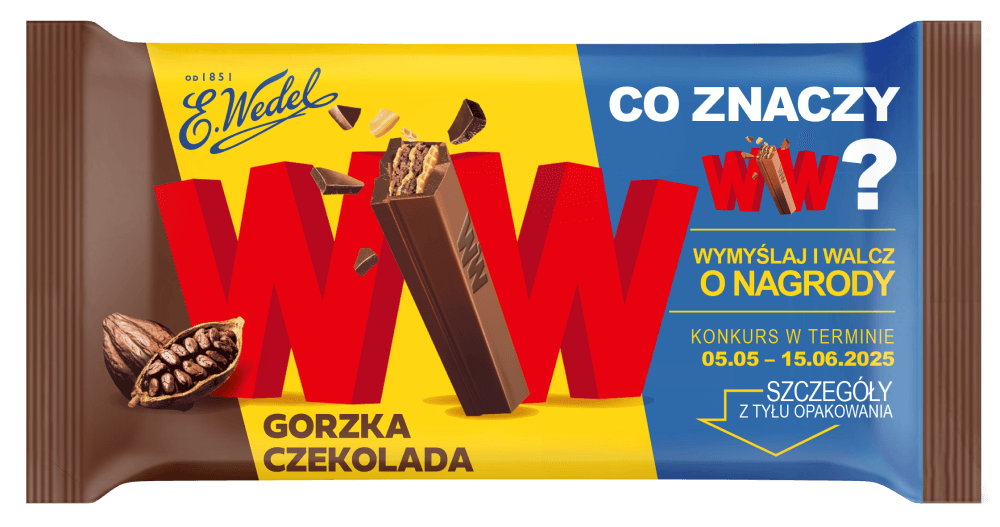 WW orzech w gorzkiej czekoladzie